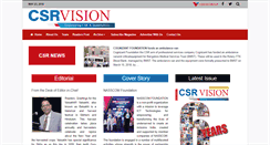 Desktop Screenshot of csrvision.in