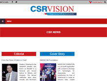 Tablet Screenshot of csrvision.in